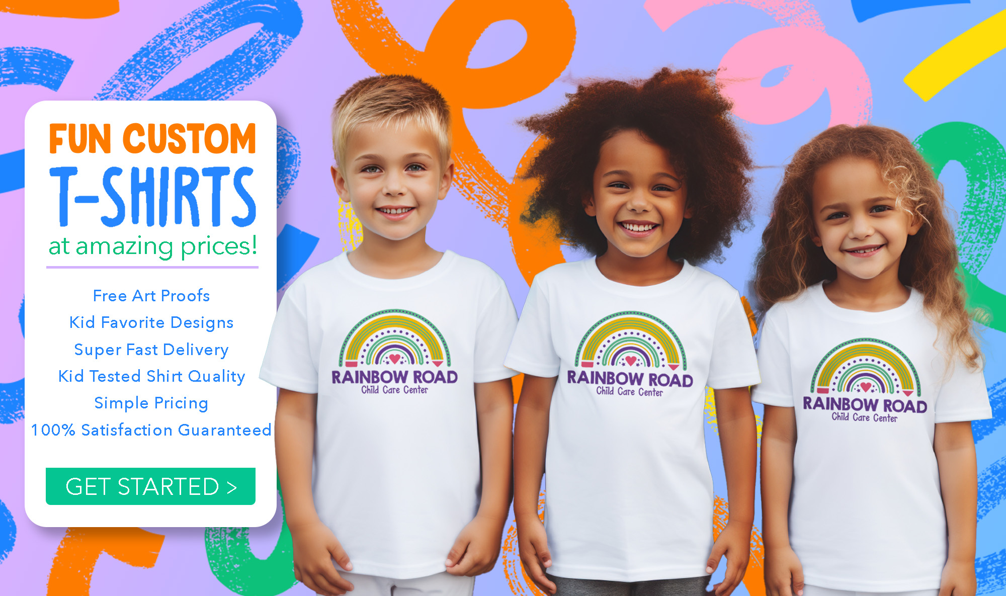 Kids love our t-shirts!